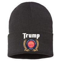 Trump A Fine President 2024 Sustainable Knit Beanie