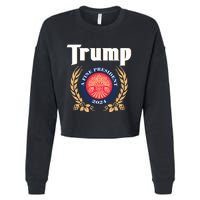 Trump A Fine President 2024 Cropped Pullover Crew