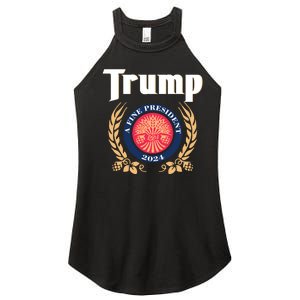 Trump A Fine President 2024 Women's Perfect Tri Rocker Tank