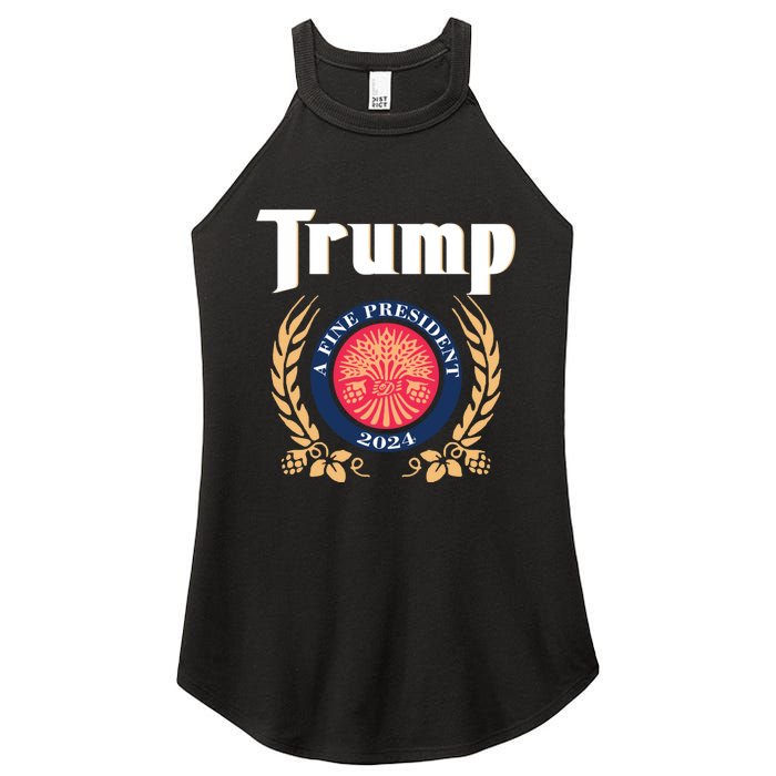 Trump A Fine President 2024 Women's Perfect Tri Rocker Tank