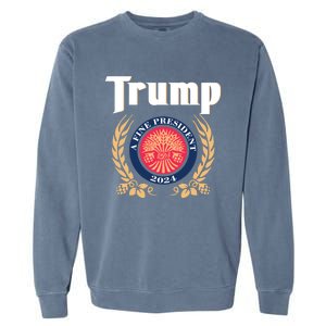 Trump A Fine President 2024 Garment-Dyed Sweatshirt