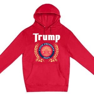 Trump A Fine President 2024 Premium Pullover Hoodie