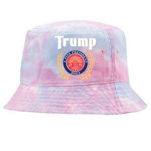 Trump A Fine President 2024 Tie-Dyed Bucket Hat