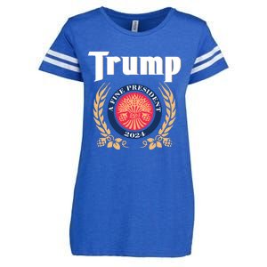 Trump A Fine President 2024 Enza Ladies Jersey Football T-Shirt