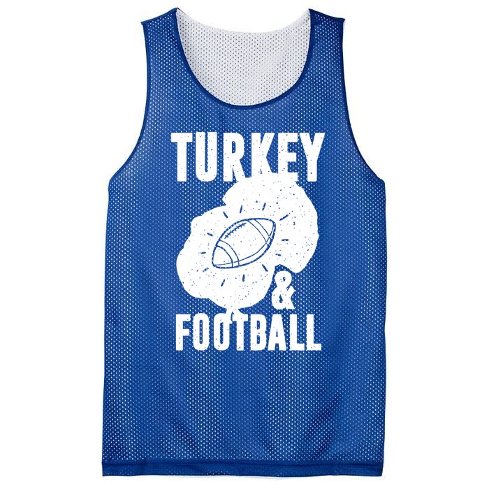 Turkey And Football Gift Thanksgiving Football Gift Mesh Reversible Basketball Jersey Tank