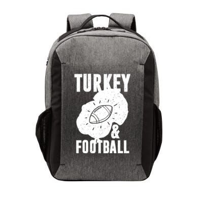 Turkey And Football Gift Thanksgiving Football Gift Vector Backpack