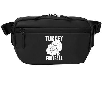 Turkey And Football Gift Thanksgiving Football Gift Crossbody Pack