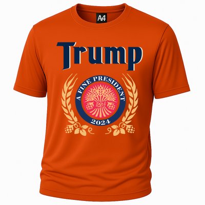 Trump A Fine President 2024 Cooling Performance Crew T-Shirt