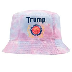 Trump A Fine President 2024 Tie-Dyed Bucket Hat