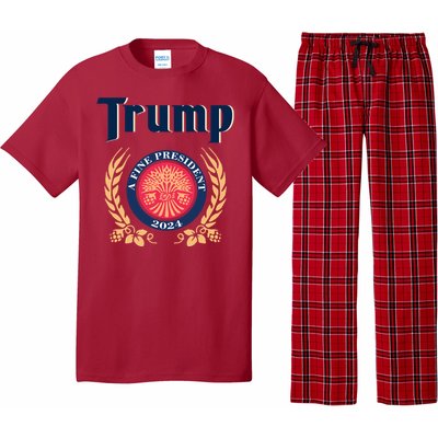 Trump A Fine President 2024 Pajama Set