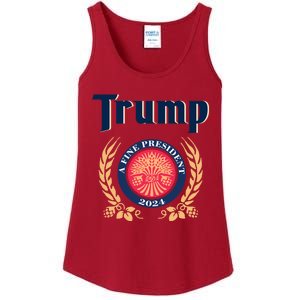 Trump A Fine President 2024 Ladies Essential Tank