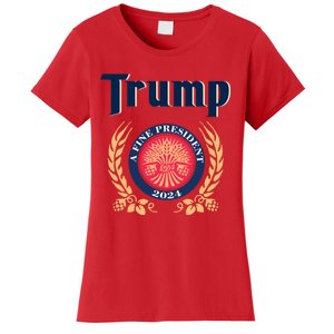 Trump A Fine President 2024 Women's T-Shirt