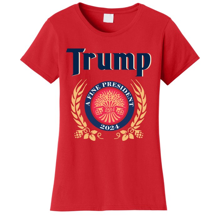 Trump A Fine President 2024 Women's T-Shirt