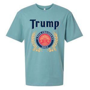 Trump A Fine President 2024 Sueded Cloud Jersey T-Shirt