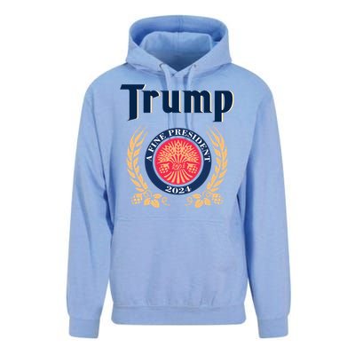 Trump A Fine President 2024 Unisex Surf Hoodie