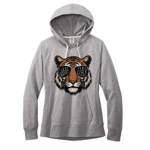 Touchdown American Football Game Day Thanksgiving Tiger Cool Women's Fleece Hoodie