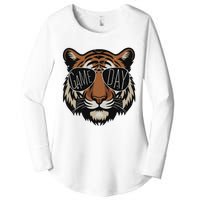 Touchdown American Football Game Day Thanksgiving Tiger Cool Women's Perfect Tri Tunic Long Sleeve Shirt