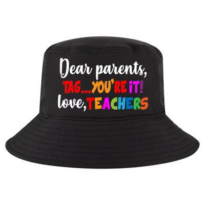 Tag You're It Love Teachers Cool Comfort Performance Bucket Hat