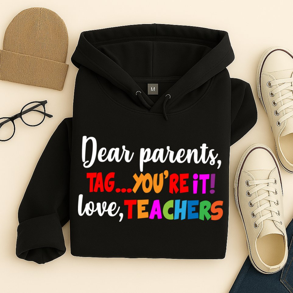 Tag You're It Love Teachers Hoodie
