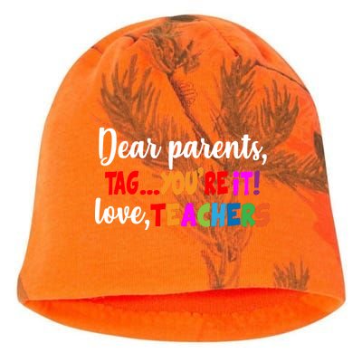 Tag You're It Love Teachers Kati - Camo Knit Beanie