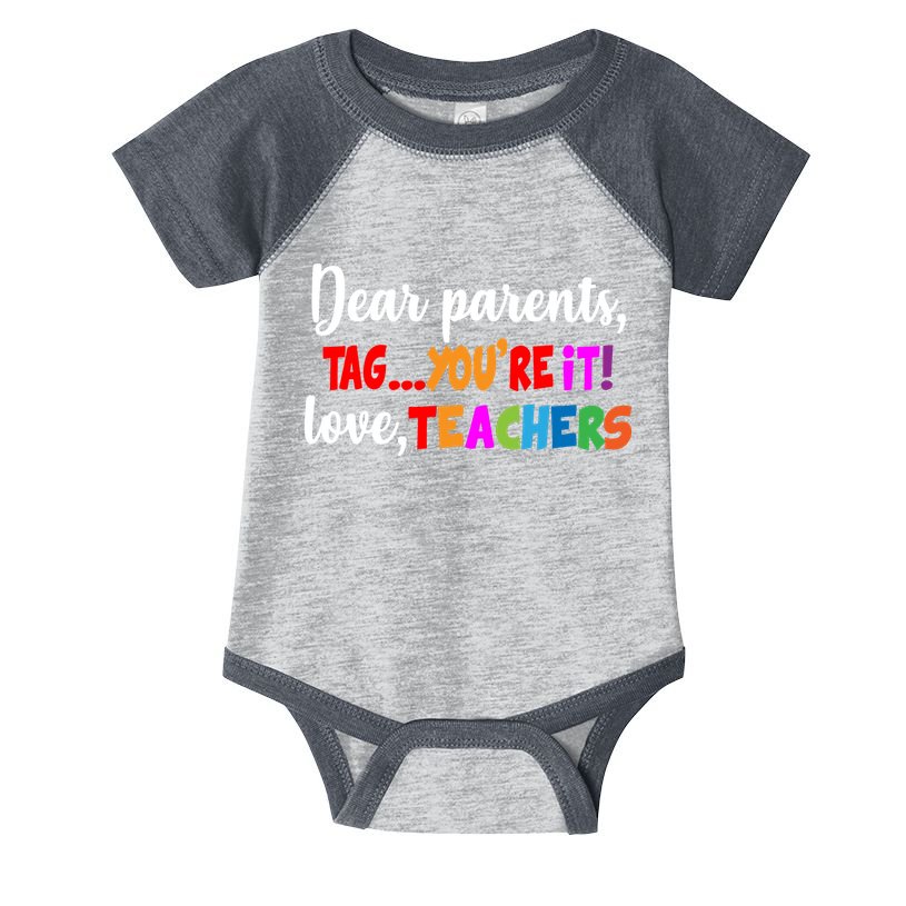 Tag You're It Love Teachers Infant Baby Jersey Bodysuit