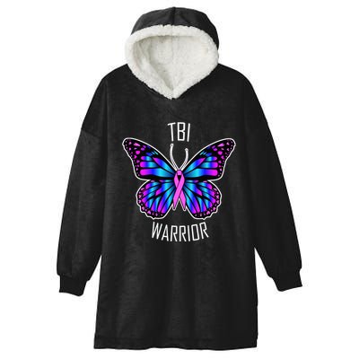 TBI Awareness Gift Great Gift Traumatic Brain Injury Present Cool Gift Hooded Wearable Blanket