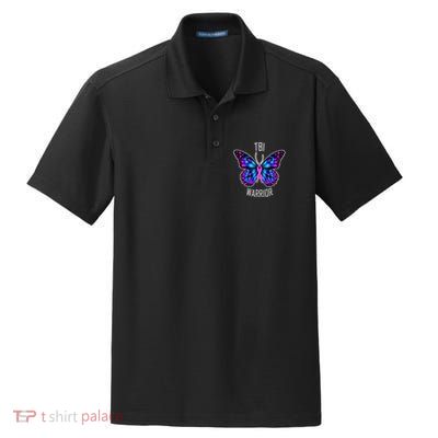 TBI Awareness Gift Great Gift Traumatic Brain Injury Present Cool Gift Dry Zone Grid Polo