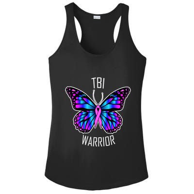 TBI Awareness Gift Great Gift Traumatic Brain Injury Present Cool Gift Ladies PosiCharge Competitor Racerback Tank