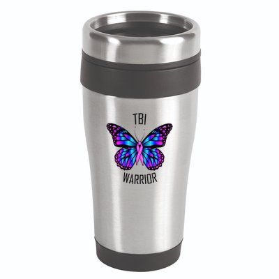 TBI Awareness Gift Great Gift Traumatic Brain Injury Present Cool Gift 16oz Travel Tumbler