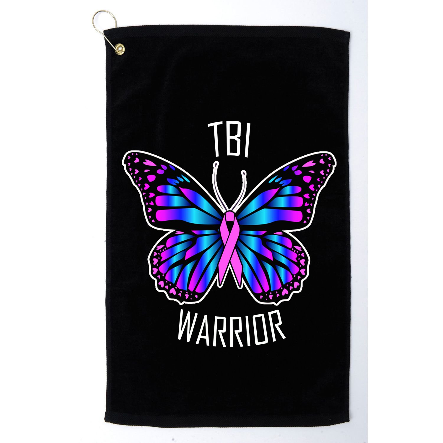TBI Awareness Gift Great Gift Traumatic Brain Injury Present Cool Gift Golf Towel