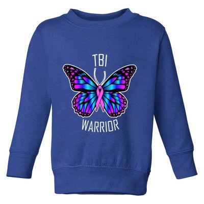 TBI Awareness Gift Great Gift Traumatic Brain Injury Present Cool Gift Toddler Sweatshirt