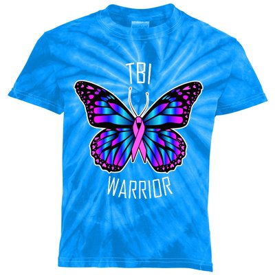 TBI Awareness Gift Great Gift Traumatic Brain Injury Present Cool Gift Kids Tie-Dye T-Shirt