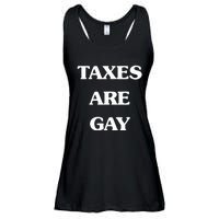 Taxes Are Gay Ladies Essential Flowy Tank