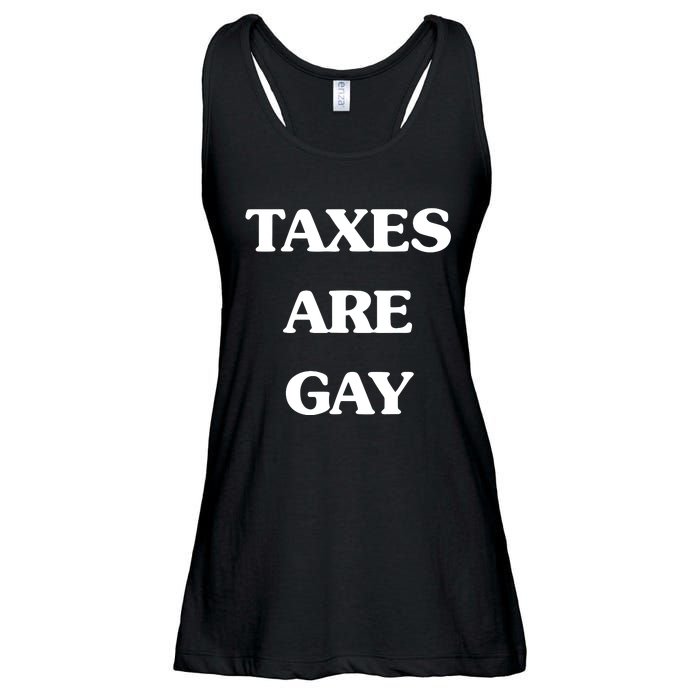 Taxes Are Gay Ladies Essential Flowy Tank