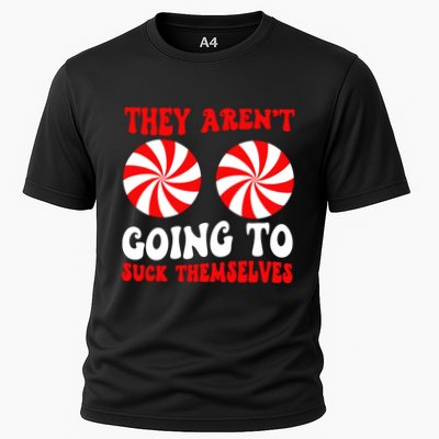 They ArenT Going To Suck Themselves Groovy Christmas Couple Performance Shirt
