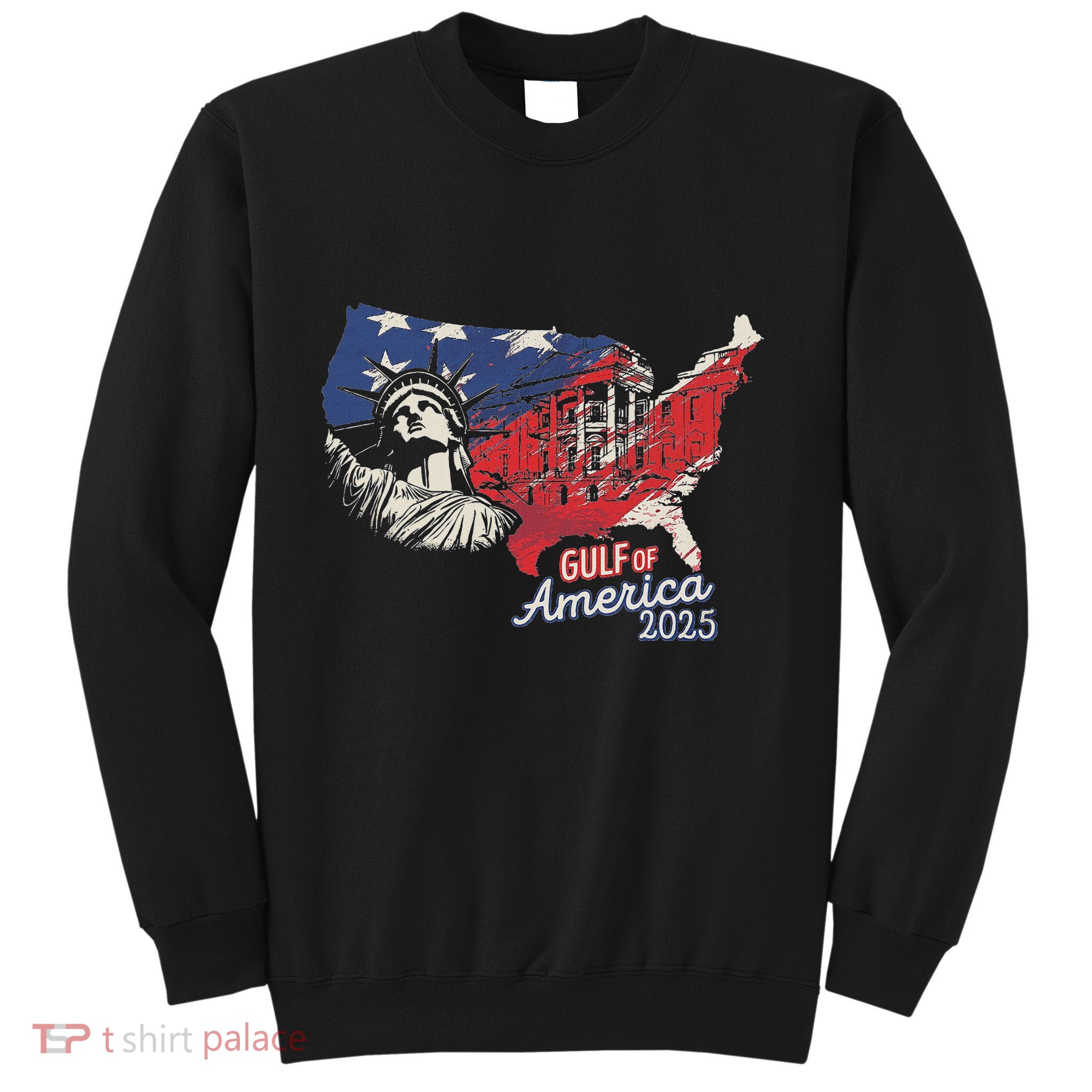 Trump AmericaS Gulf Mexico President Trump 2025 American Sweatshirt