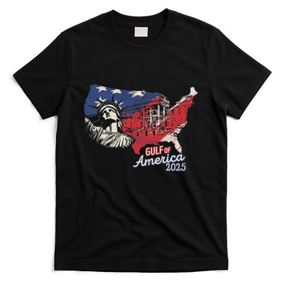 Trump AmericaS Gulf Mexico President Trump 2025 American T-Shirt