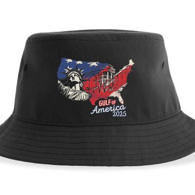 Trump AmericaS Gulf Mexico President Trump 2025 American Sustainable Bucket Hat