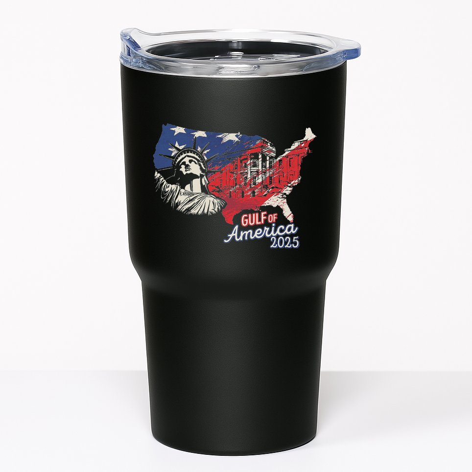 Trump AmericaS Gulf Mexico President Trump 2025 American Tumbler
