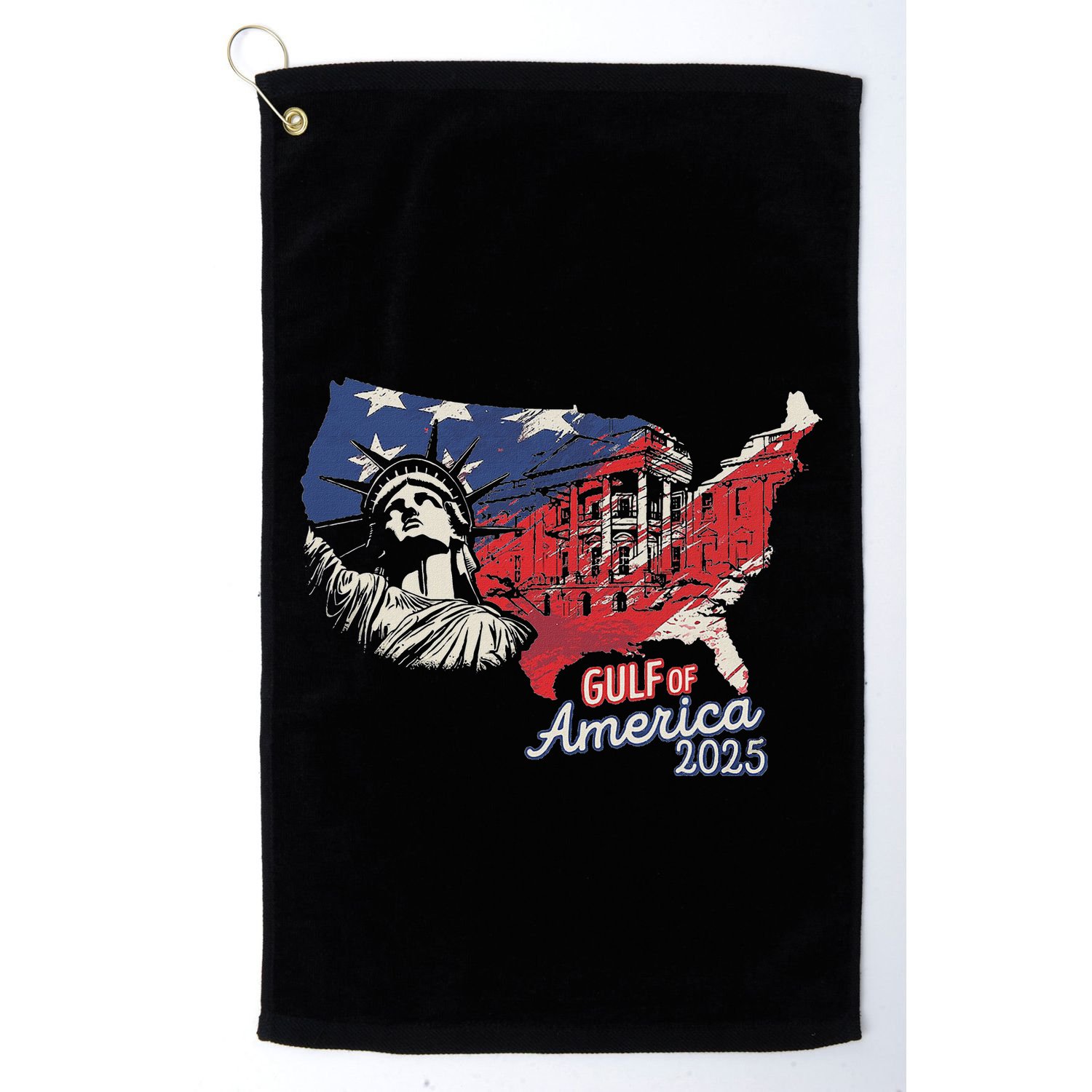 Trump AmericaS Gulf Mexico President Trump 2025 American Golf Towel