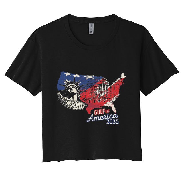 Trump AmericaS Gulf Mexico President Trump 2025 American Crop Top