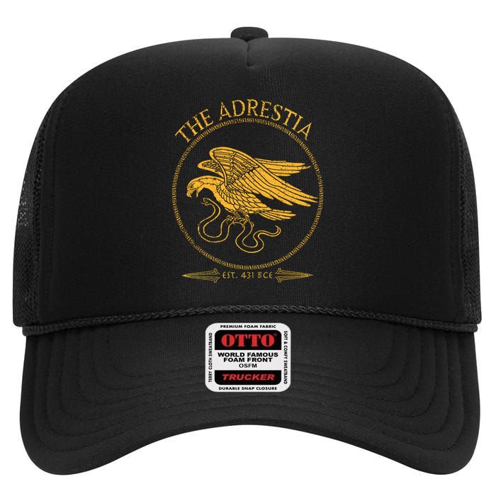 The Adrestia (Gold Variant) High Crown Mesh Back Trucker Hat