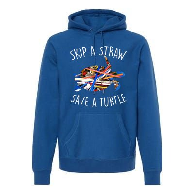 Turtles Are Great Skip A Straw And Save One Gift Idea Gift Premium Hoodie