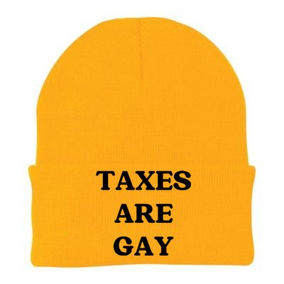 Taxes Are Gay Lgbtq+ Rights Taxation Equality Knit Cap Winter Beanie