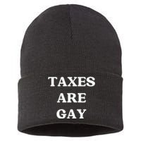 Taxes Are Gay Lgbtq+ Rights Taxation Equality Sustainable Knit Beanie