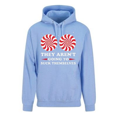 They ArenT Going To Suck Themselves Christmas Inappropriate Gift Unisex Surf Hoodie