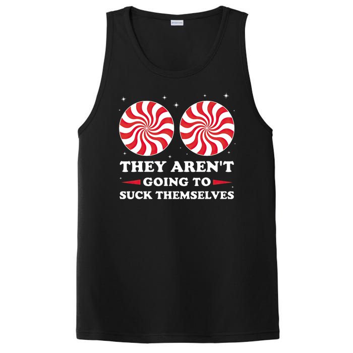 They ArenT Going To Suck Themselves Christmas Inappropriate PosiCharge Competitor Tank