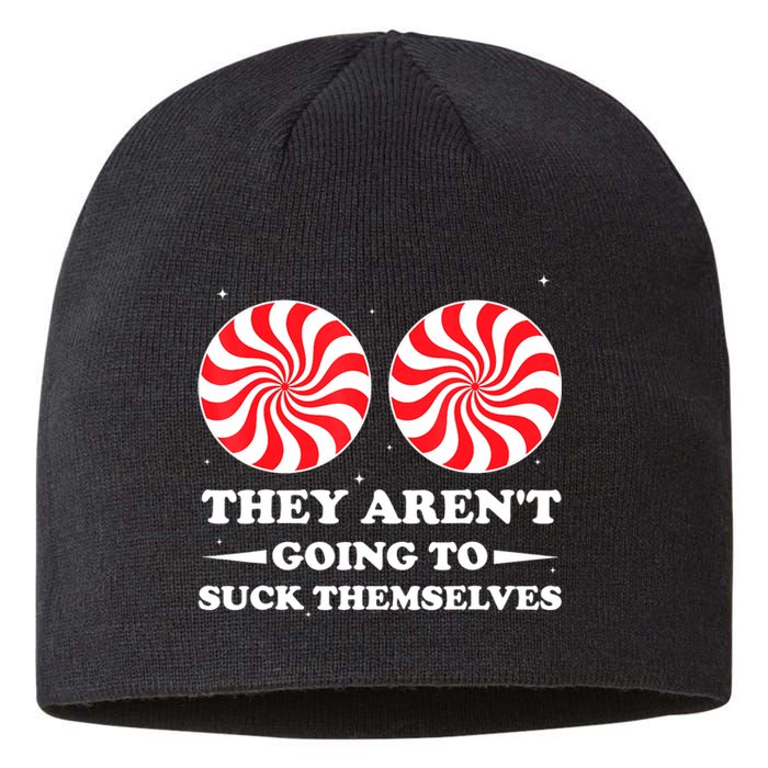 They ArenT Going To Suck Themselves Christmas Inappropriate Sustainable Beanie