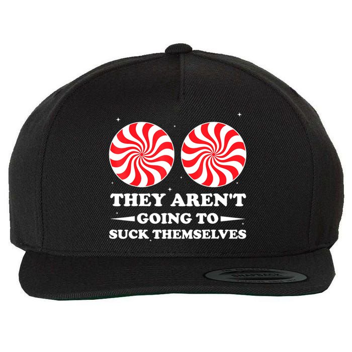 They ArenT Going To Suck Themselves Christmas Inappropriate Wool Snapback Cap