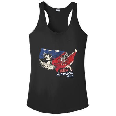Trump AmericaS Gulf Mexico President Trump 2025 American Ladies PosiCharge Competitor Racerback Tank